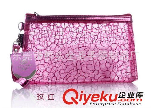 化妝包 工廠價印花pvc透明手拿包/收納包/洗漱包/化妝包 廠家直銷原始圖片2