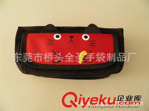 筆袋 【工廠加工定做】加印LOGO創(chuàng)意文具工具包 優(yōu)惠促銷禮品包貓咪款原始圖片2