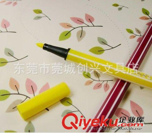 愛好學(xué)生用品系列 zp愛好文具愛好1661-18A布絨娃娃18色水彩筆兒童彩色筆水洗md