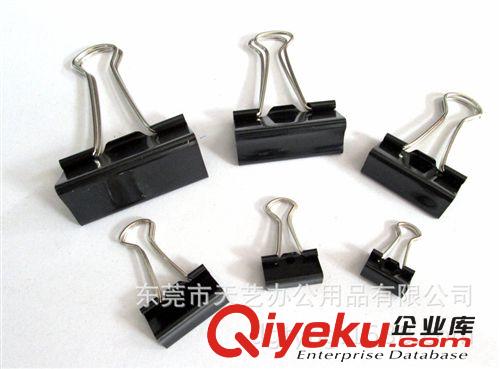 鉆石長(zhǎng)尾夾 批發(fā)鉆石牌黑色長(zhǎng)尾夾1# 燕尾夾51mm 廠價(jià)直銷原始圖片2