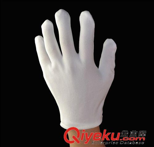 勞保用品 廠家直銷(xiāo) 加厚尼龍手套 禮儀手套 電子手套 作業(yè)手套 09010206原始圖片2
