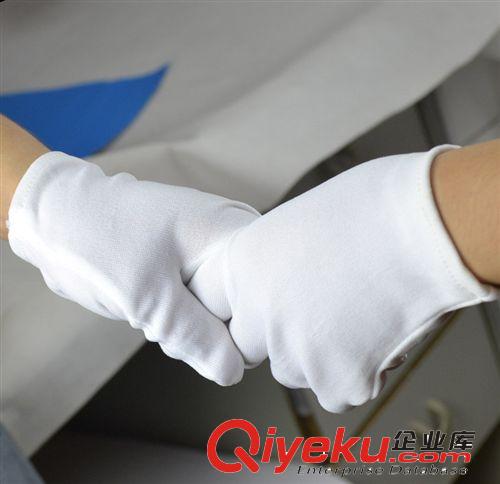勞保用品 廠家直銷(xiāo) 加厚尼龍手套 禮儀手套 電子手套 作業(yè)手套 09010206原始圖片3