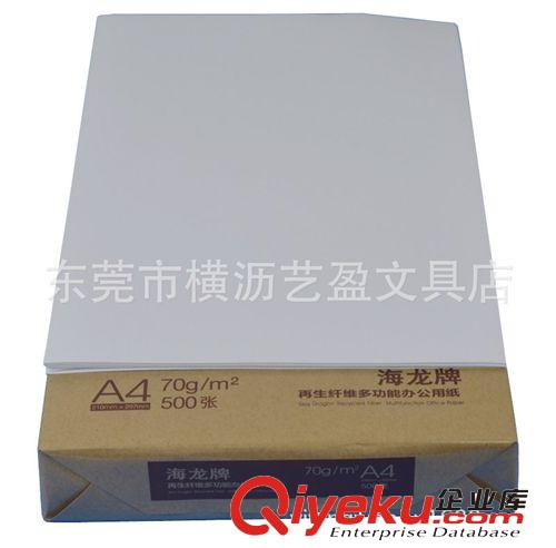 紙質(zhì)用品 【全國包郵】 海龍A4復(fù)印紙批發(fā) 打印紙 70g 500張/包 01010129原始圖片3