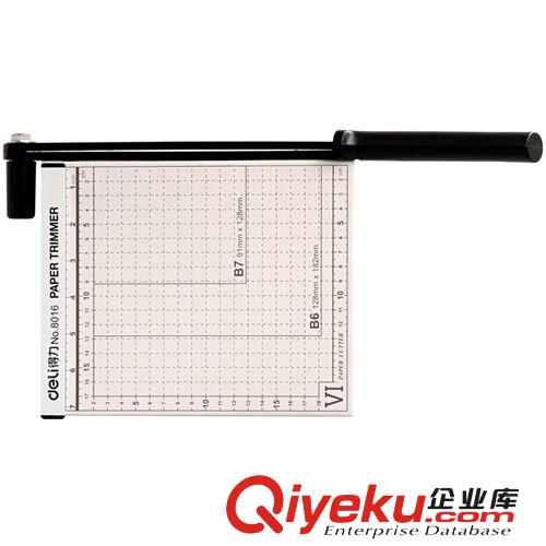 膠紙切割器產(chǎn)品 批發(fā)鋼質(zhì)切紙機8"*7"得力8016廠價直銷