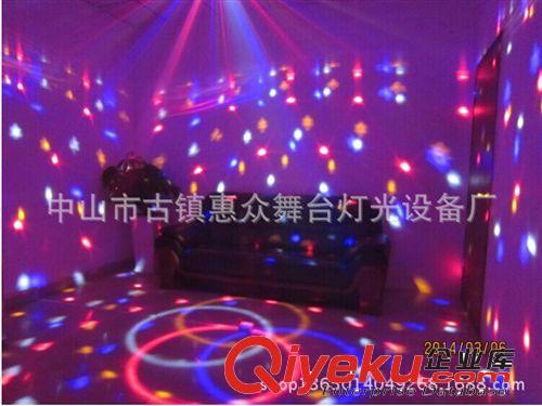 禮品燈 6色MP3 LED水晶魔球 LED七彩旋轉燈 LED舞臺燈 質保兩年原始圖片2