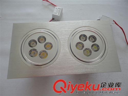 天花燈系列 雙頭6W方形led天花燈 嵌入式斗膽燈 led筒燈 2頭天花燈 牛眼燈