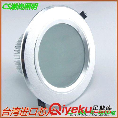 筒燈系列 浴室天花板裝LED筒燈4寸LED9W筒燈LED節能燈LED室內裝飾照明燈具原始圖片2