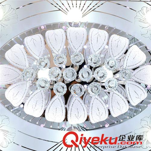 臥室燈 廠家直銷長方形聚寶盆水晶燈代客廳吸頂燈led水晶燈大廳工程燈具