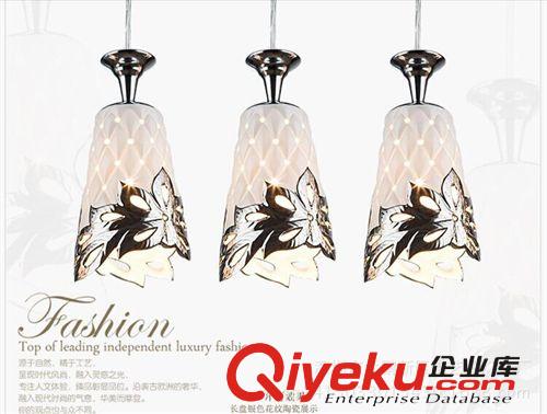 LED吸頂燈 廠家批發(fā)陶瓷吊燈現(xiàn)代簡約吧臺(tái)燈時(shí)尚餐廳燈花紋飯廳燈過道吸頂燈原始圖片3
