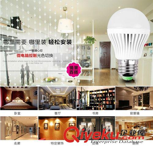 LED光源 LED恒流球泡螺口室內照明超亮3W5W7WE27家用燈泡廠家批發