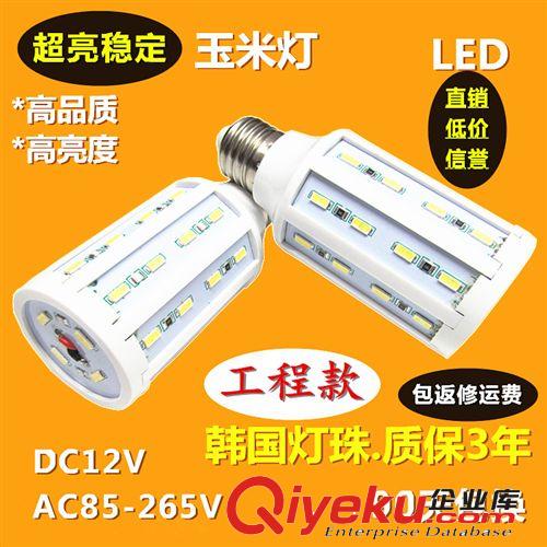 LED 硬灯条 12V 超亮led玉米灯 节能灯灯泡10W15W25瓦庭院路灯太阳能 草坪灯光源