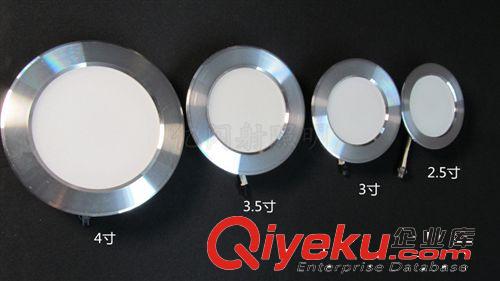 LED 天花灯 筒灯 led三色变筒灯4寸3寸3.5寸7w筒灯2.5寸8公分5寸6寸3w9w变色调光灯