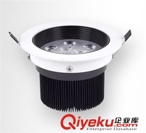 LED射燈 LED大功率天花筒燈9W12W白色電視客廳背景墻壁燈商場酒吧防眩光原始圖片2