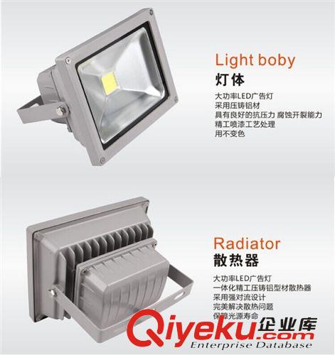LED燈戶(hù)外照明 RGB七彩 LED投光燈 10W 20W 30W 50W 燈戶(hù)外投射燈泛帶遙控
