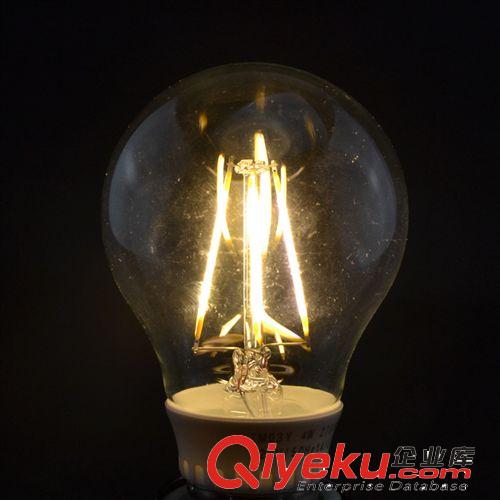 LED光源 崛美 LED鎢絲球泡燈 4W 6W 愛(ài)迪生燈絲泡 E27燈頭原始圖片2