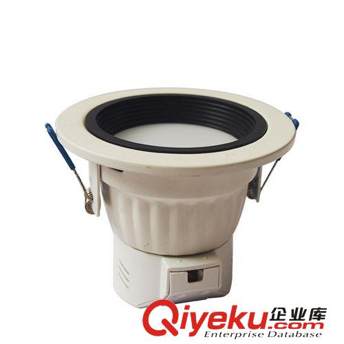 LED防眩塑料筒燈 批發(fā)新款LED塑料筒燈015 家居 客廳燈 天花燈 中山 廠家直銷原始圖片2