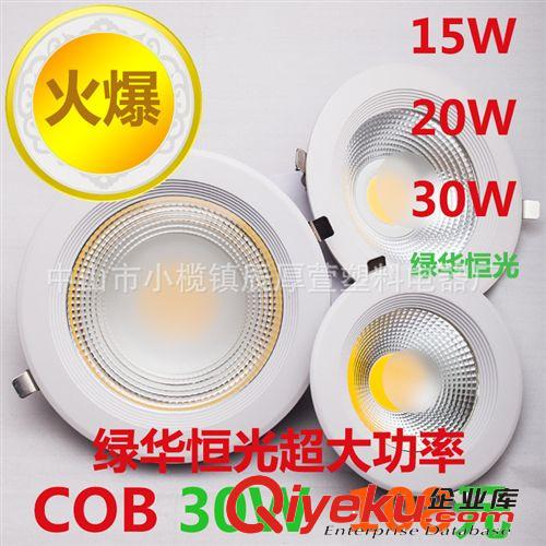 LED筒灯 LED cob射灯 30W 大功率 铁甲款