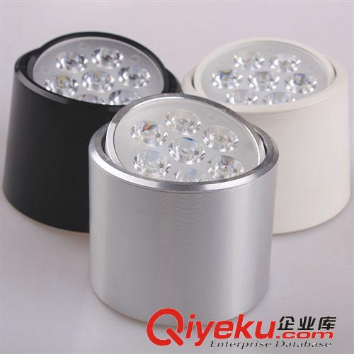 LED筒燈 康花led明裝筒燈 明裝射燈3w5w7w9w12w客廳 店鋪吸頂筒燈免開孔原始圖片3