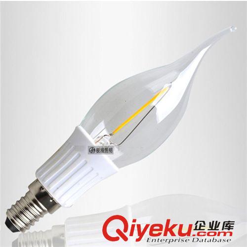 LED 球泡/玉米燈 極浦led蠟燭燈泡尖泡球泡 鎢絲LED球泡燈lamp節(jié)能吊燈超亮原始圖片2