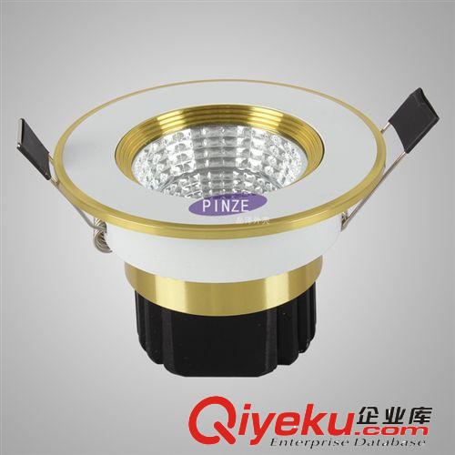 新品土豪金 COB 天花燈  3w 5w 7w 9w 12w 15w 18w 20w315w 土豪金COB 內(nèi)凹白