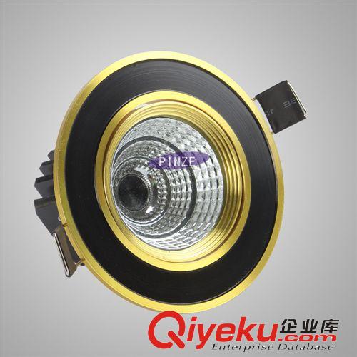 新品土豪金 COB 天花燈  3w 5w 7w 9w 12w 15w 18w 20w315w 土豪金COB 內(nèi)黑