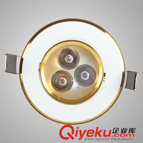 gdLED土豪金天花燈系列 天花燈外殼 3W外殼套件 LDE天花燈 外殼 3W土豪金天花燈外殼