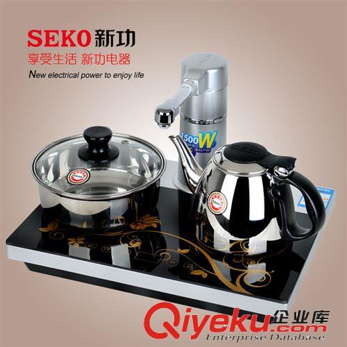 加水系列 Seko/新功 K503 自動(dòng)上水電磁爐燒水壺 不銹鋼泡茶爐功夫茶具套裝原始圖片2