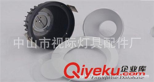 LED筒燈 廠家現貨 4寸9W 大功率LED 筒燈 白色筒燈 壓鑄筒燈 筒燈外殼套件原始圖片3