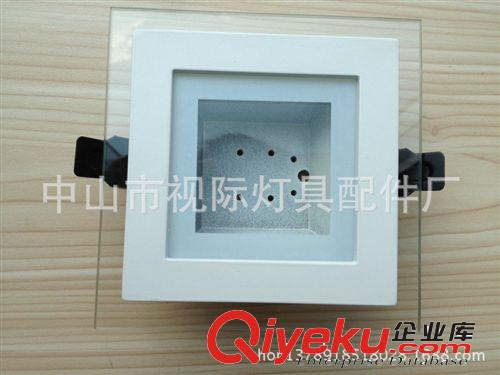 LED壓鑄面板燈 6w 12w 15w 方形壓鑄玻璃面板燈，正面發(fā)光LED壓鑄面板燈