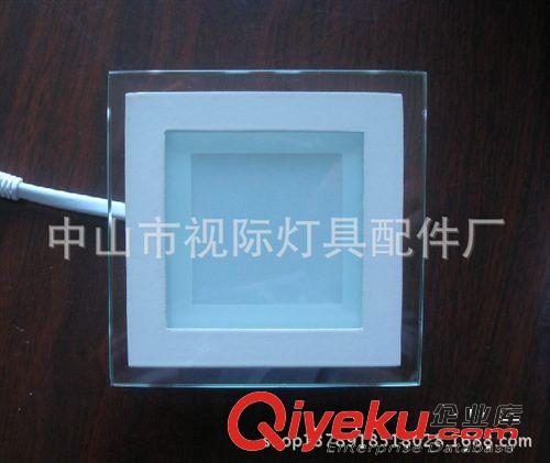LED壓鑄面板燈 6w 12w 15w 方形壓鑄玻璃面板燈，正面發(fā)光LED壓鑄面板燈原始圖片2