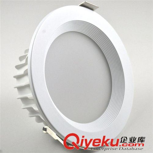 LED壓鑄筒燈 筒燈廠家 高品質(zhì)出口筒燈 LED壓鑄黑白筒燈8寸225*75LED天花筒燈