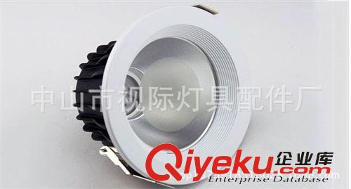 LED壓鑄筒燈 廠家現(xiàn)貨 4寸9W 大功率LED 筒燈 白色筒燈 壓鑄筒燈 筒燈外殼套件