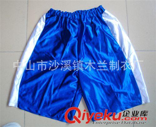 運動褲 休閑褲 中山廠家供應外貿(mào)男運動休閑褲 滌綸足球籃球褲 定做加工原始圖片2