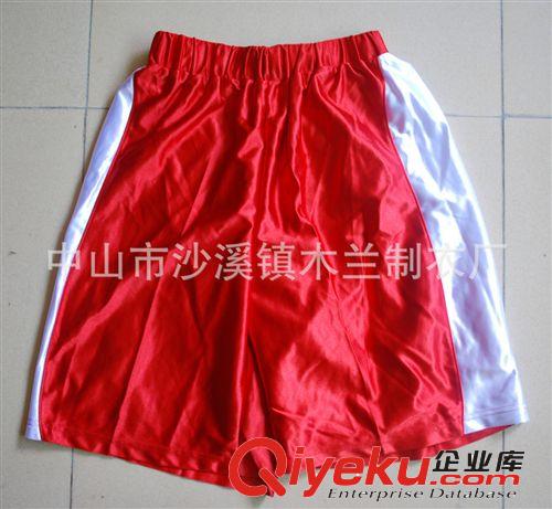 運動褲 休閑褲 中山廠家供應外貿(mào)男運動休閑褲 滌綸足球籃球褲 定做加工原始圖片3