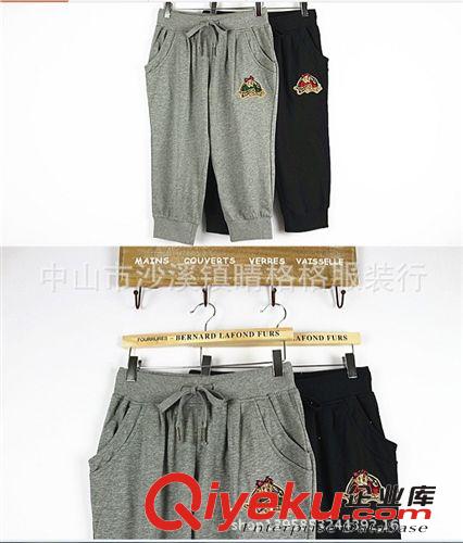 夏季中褲 2014年小熊女裝維尼中褲夏季7分褲哈倫運(yùn)動(dòng)居家休閑大碼廠家批發(fā)原始圖片2