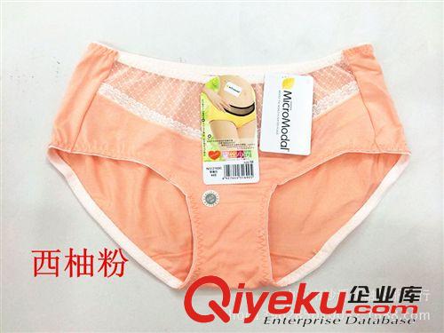 女式內褲 2014夏秋新款黛絲少女21690超細莫代爾性感蕾絲女士中腰三角內褲