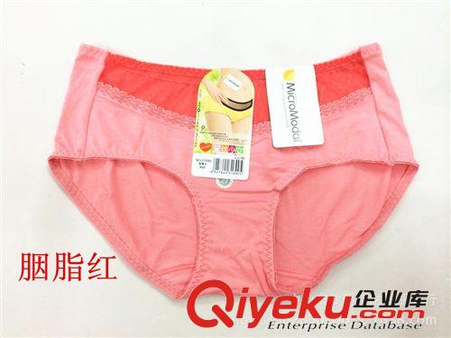 女式內褲 2014夏秋新款黛絲少女21690超細莫代爾性感蕾絲女士中腰三角內褲