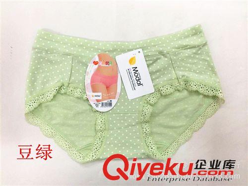 女式內褲 黛絲少女{zx1}款21709圓點中低腰蕾絲花邊小平角內褲超柔軟超舒適