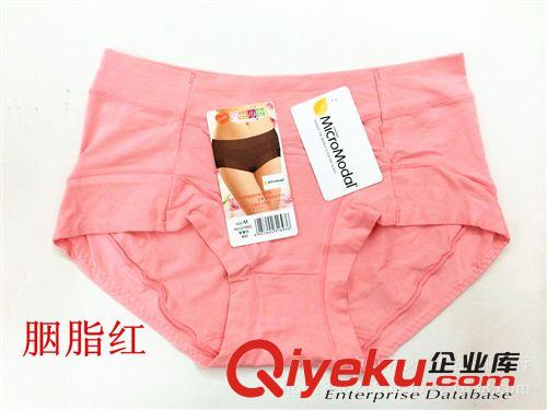 女式內褲 zp黛絲少女21693 進口蘭精莫代爾 全棉中腰純色女士內褲批發