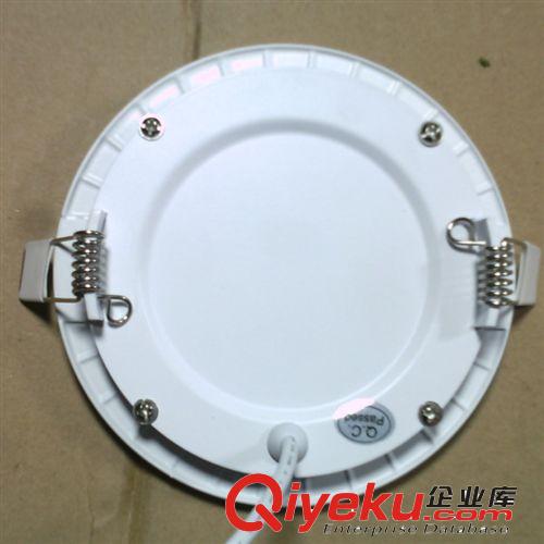 新款暗裝光面板燈 led超薄面板燈 圓形 6寸15w 暗裝 200mm 平板筒燈外殼套件原始圖片2