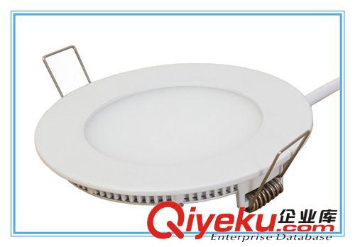 新款暗裝光面板燈 廠家直供LED超薄圓形面板燈3w 85mm led嵌入式平板燈外殼套件