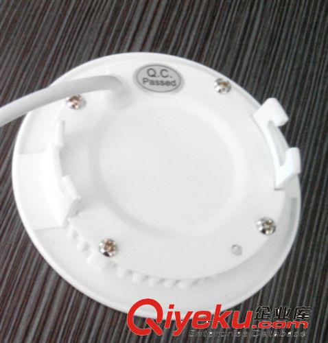 新款暗裝光面板燈 LED超薄面板燈 圓形 3w 外徑80mm led面板燈 平板筒燈外殼套件原始圖片2