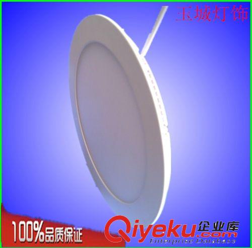新款暗裝光面板燈 LED超薄面板燈 圓形 3w 外徑80mm led面板燈 平板筒燈外殼套件