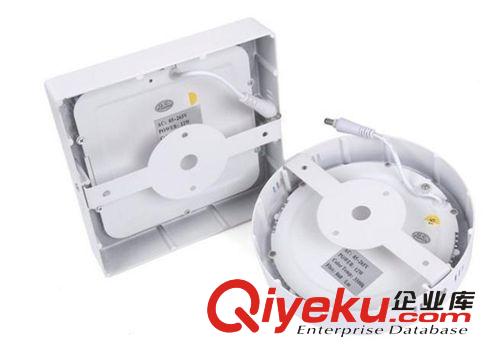 明裝面板燈 廠家出售gd室內LED明裝方形面板燈20W外徑240mm吸頂式筒燈原始圖片2