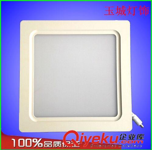 直發光面板燈/5730 15WLED正面發光方形面板燈燈具 5730壓鑄鋁材天花開孔式成品整燈