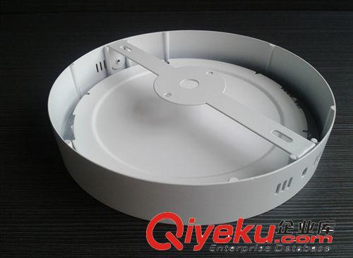側發光面板燈外殼 廠家直銷LED明裝圓形面板燈9W  145mm  外殼 吸頂燈室內照明原始圖片2