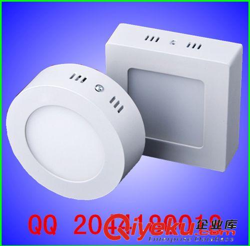 側發光面板燈外殼 大量庫存LED明裝圓形面板燈12W 外徑170mm  外殼 吸頂燈室內照明