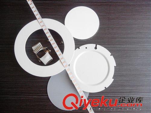 側發光面板燈外殼 室內LED超薄圓形面板燈20w外徑240*220mm  外殼 吸頂燈室內照明