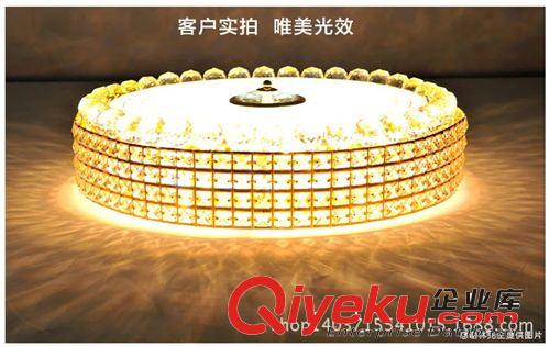 客廳臥室燈系列 現(xiàn)代簡約客廳燈圓形水晶燈臥室餐廳書房玄關(guān)吸頂燈具LED客廳燈飾原始圖片3