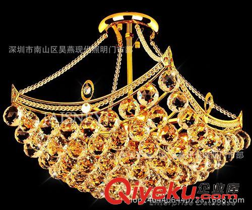 水晶燈；蠟燭燈 現代燈具簡約LED吸頂燈客廳吸頂燈飯廳吊燈大廳水晶燈節能吊燈原始圖片3